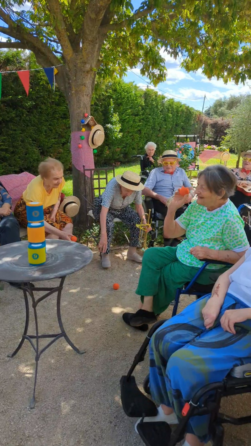 Animation au jardin thérapeutique