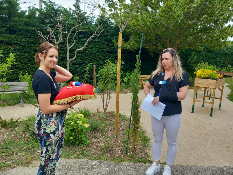 Inauguration du jardin thérapeutique